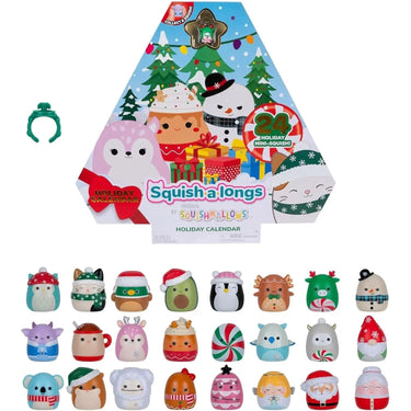 Original Squishmallows Squish - a - longs Holiday Countdown Calendar - Kawaii Toys